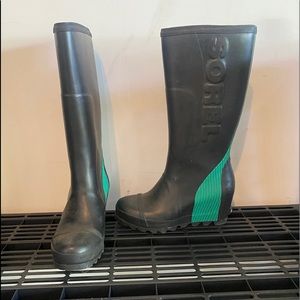 Sorel Wedge Rain Boots